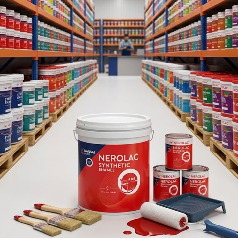Nerolac Synthetic Enamel Hi Gloss Finish Paint - Image 2